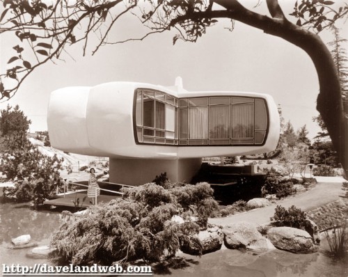 Disneyland's Monsanto House of the Future, from Daveland